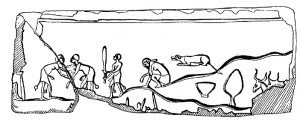 Tell el-Amarna, nuba birkózók Meriré sírjában
(forrás: N. de G. Davies, The Rock Tombs of El Amarnah, Vol. II, 
Archaeological Survey of Egypt 14. London 1905, pl. 38.)