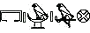 Per-Nemti / Hierakón neve hieroglifákkal kiírva